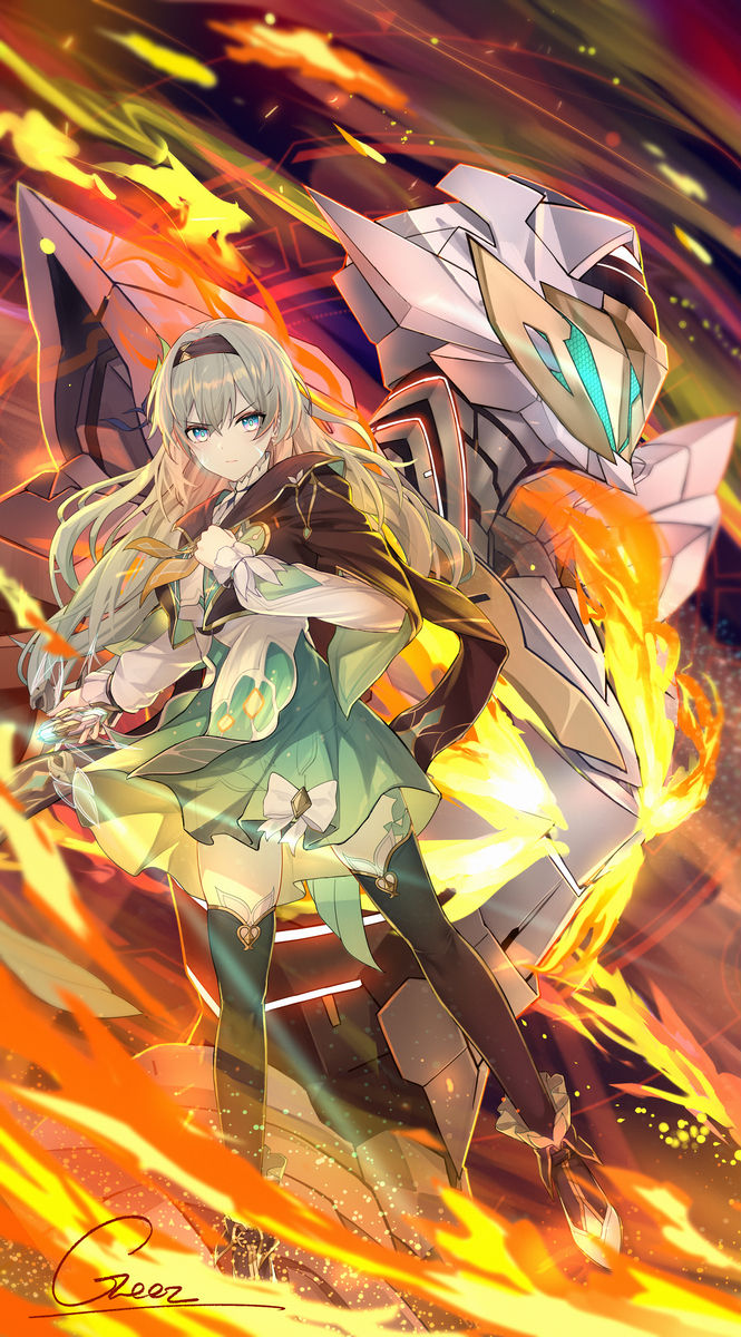 图片[13]-二次元COS分享[P站插画]期待萤火再现眼前 – 《崩坏：星穹铁道》流萤同人插画特辑 –-二次元COS分享次元吧