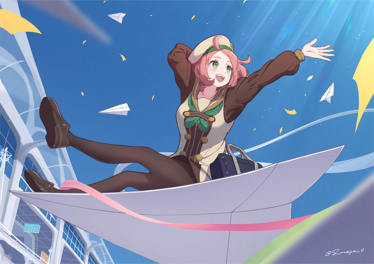 图片[10]-二次元COS分享[P站插画]随风飞舞 – 纸飞机插画特辑 –-二次元COS分享次元吧