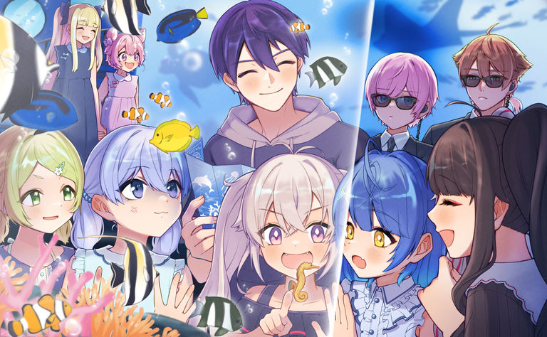 图片[13]-二次元COS分享[P站插画]湛蓝空间 – 水族馆插画特辑 –-二次元COS分享次元吧