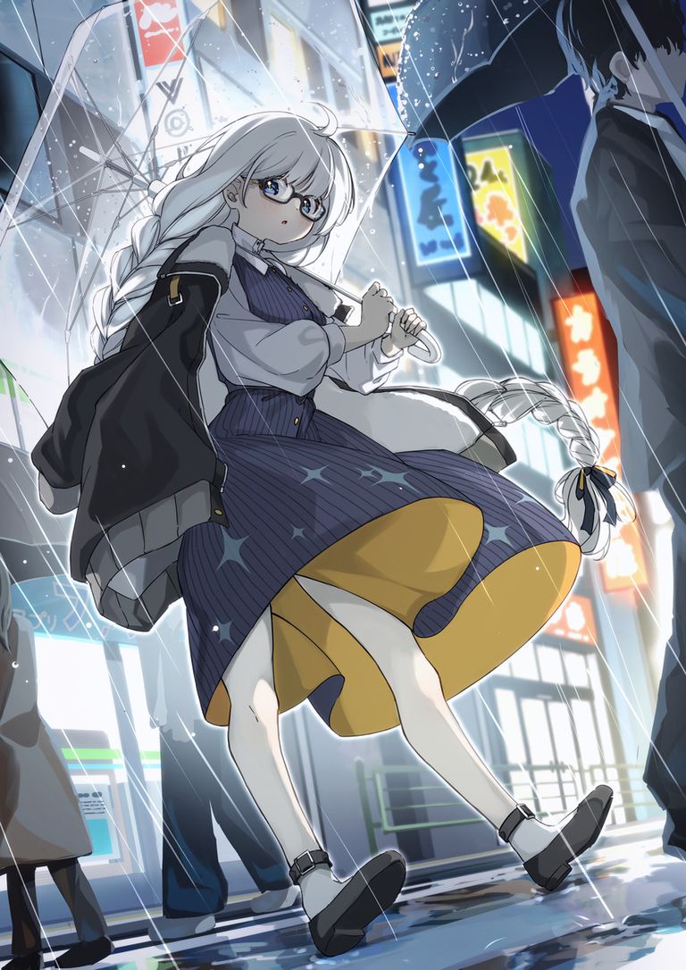 图片[13]-二次元COS分享[P站插画]焕然一新 – 雨天插画特辑 –-二次元COS分享次元吧