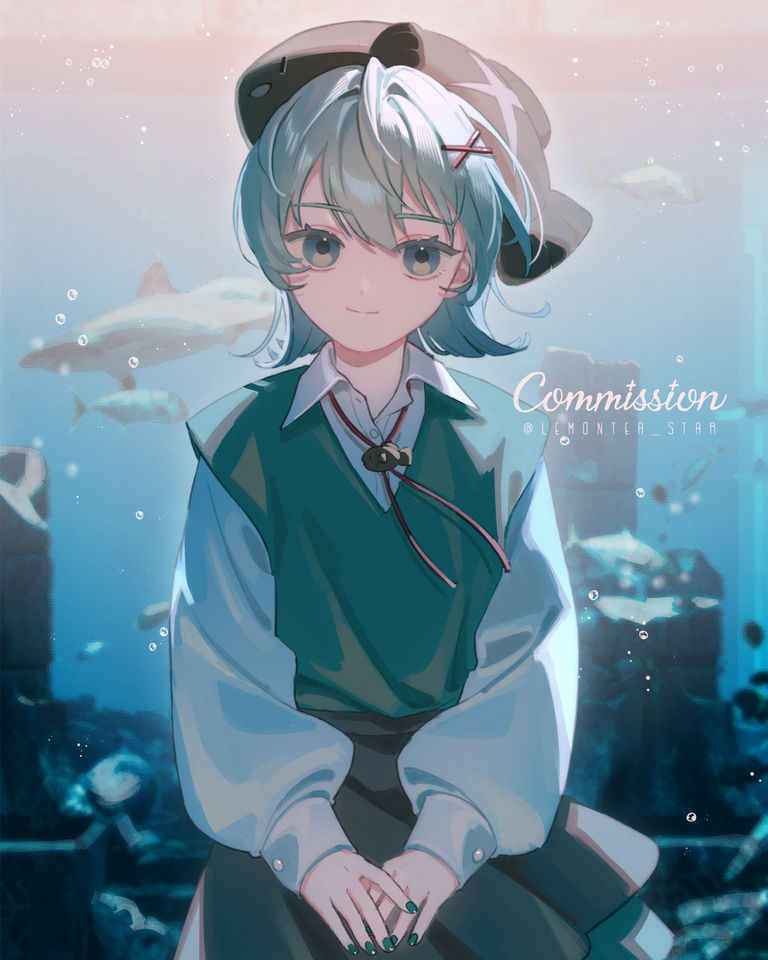 图片[3]-二次元COS分享[P站插画]湛蓝空间 – 水族馆插画特辑 –-二次元COS分享次元吧