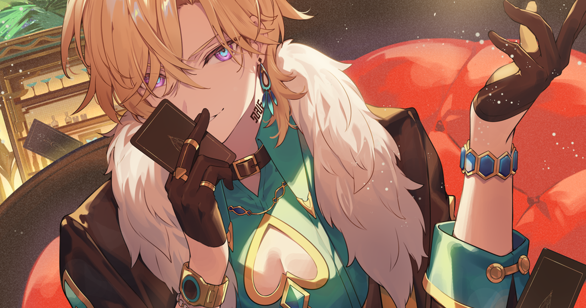 [P站插画]堵上命运的战略家 - 《崩坏：星穹铁道》砂金同人插画特辑 --二次元COS分享次元吧