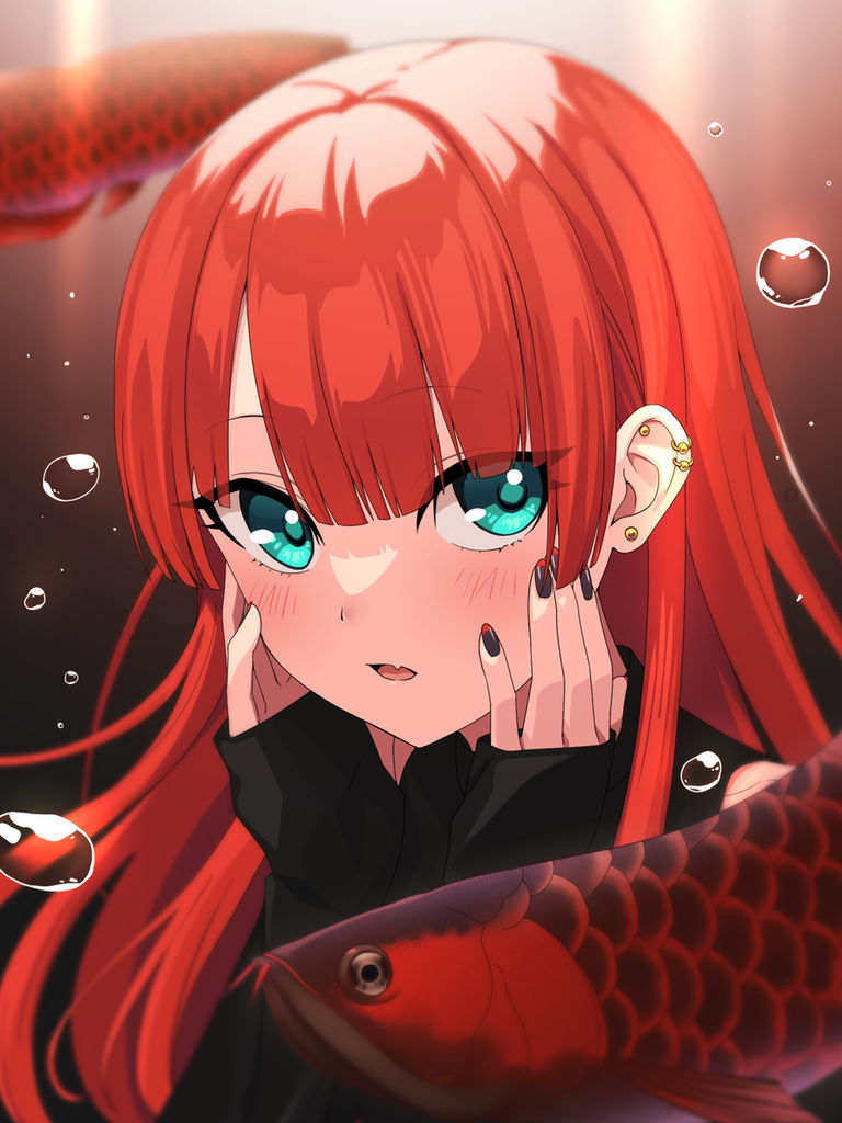 图片[1]-二次元COS分享[P站插画]鲜艳又可爱♡ – 红发女子插画特辑 –-二次元COS分享次元吧