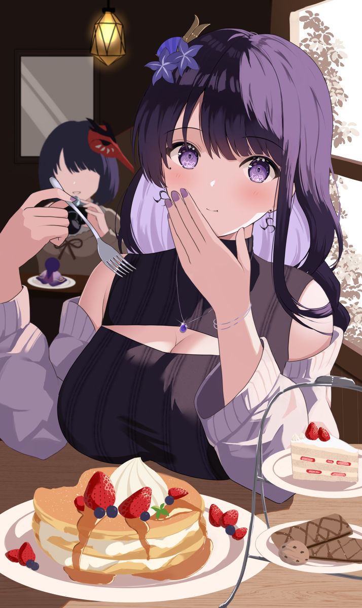 图片[1]-二次元COS分享[P站插画]柔软的重量感♡ – 托胸插画特辑 –-二次元COS分享次元吧