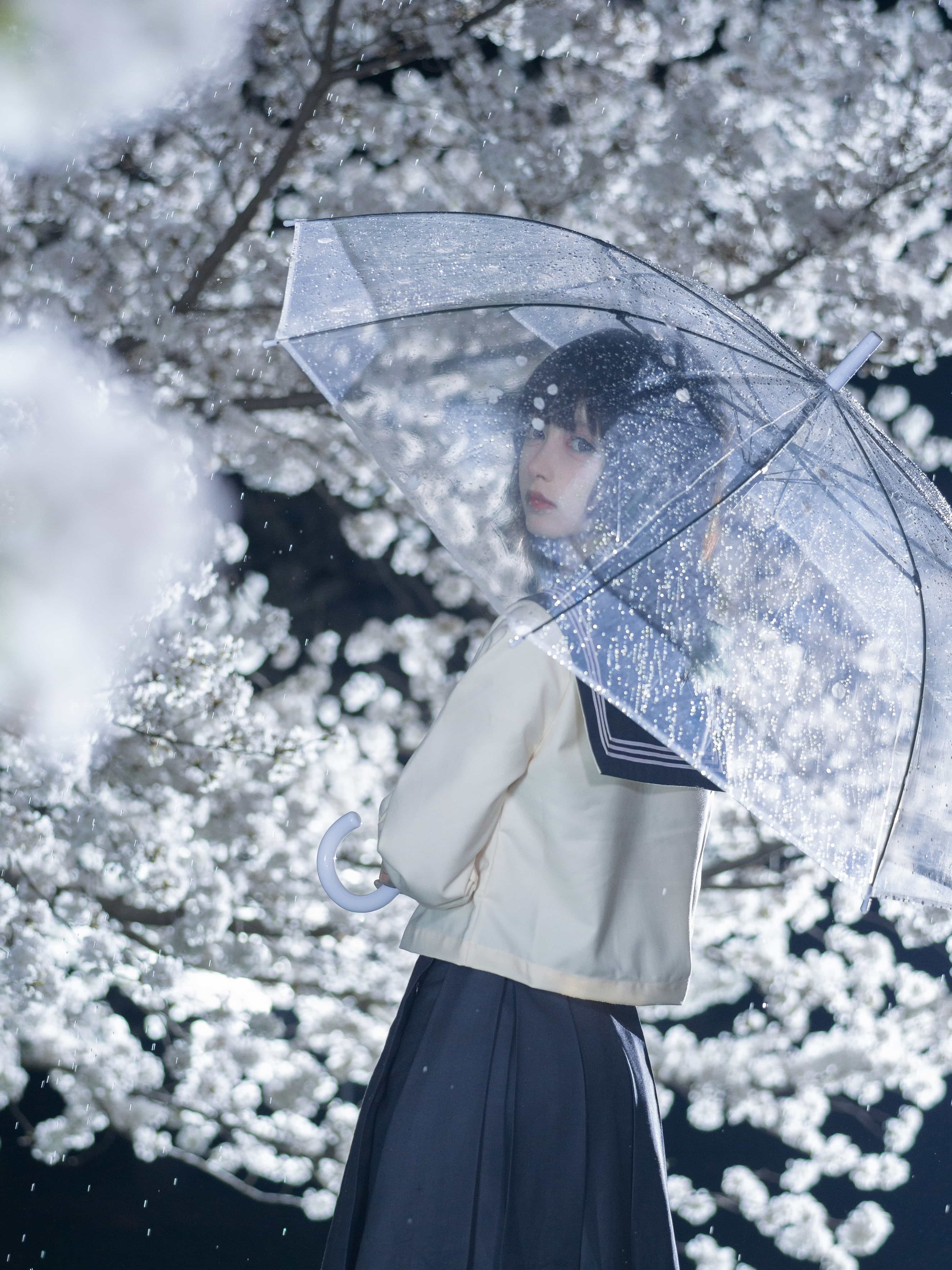 图片[1]-二次元COS分享[JK制服]雨中花 像云的花-二次元COS分享次元吧