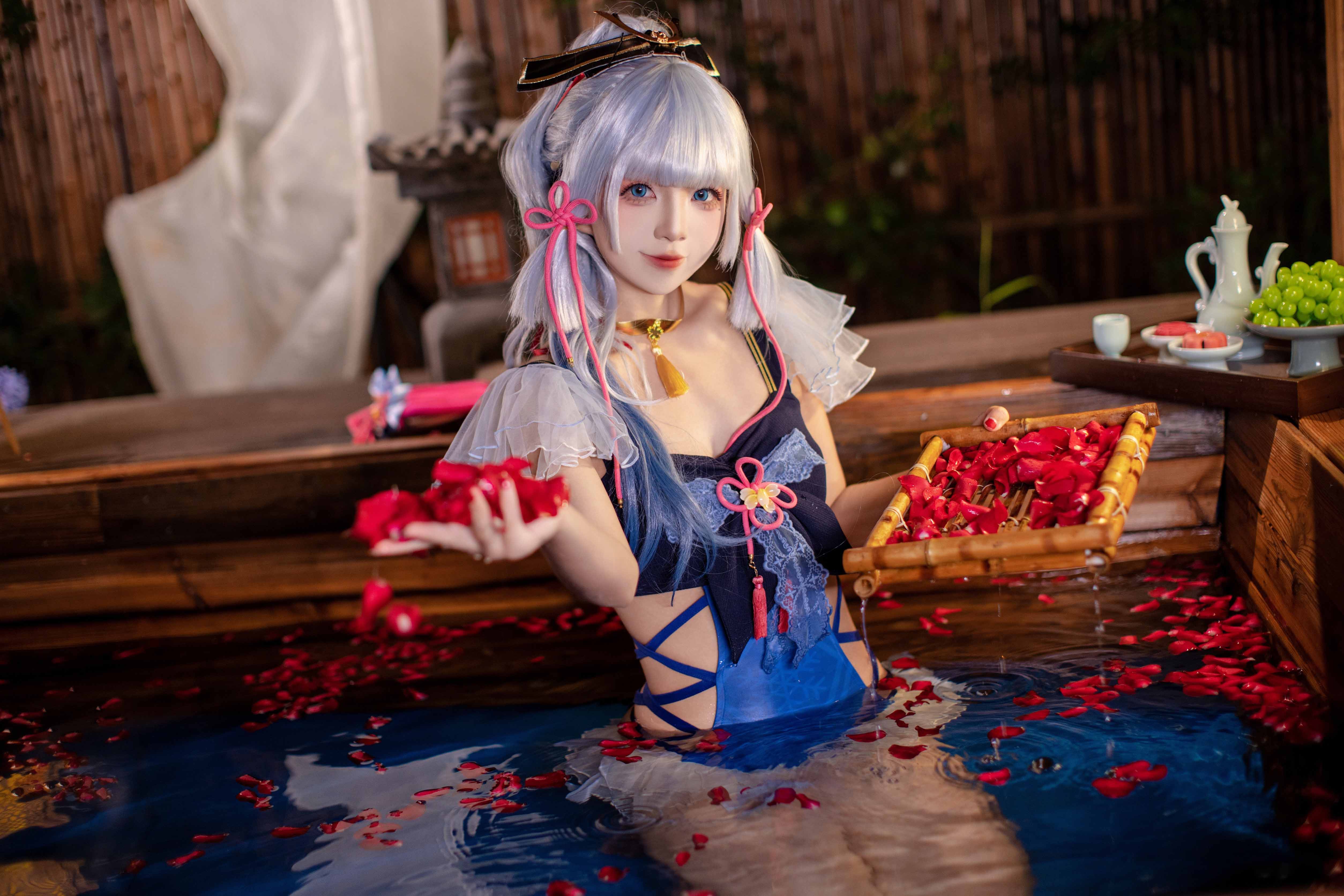 [COSplay]神里大小姐在自家的浴室-二次元COS分享次元吧