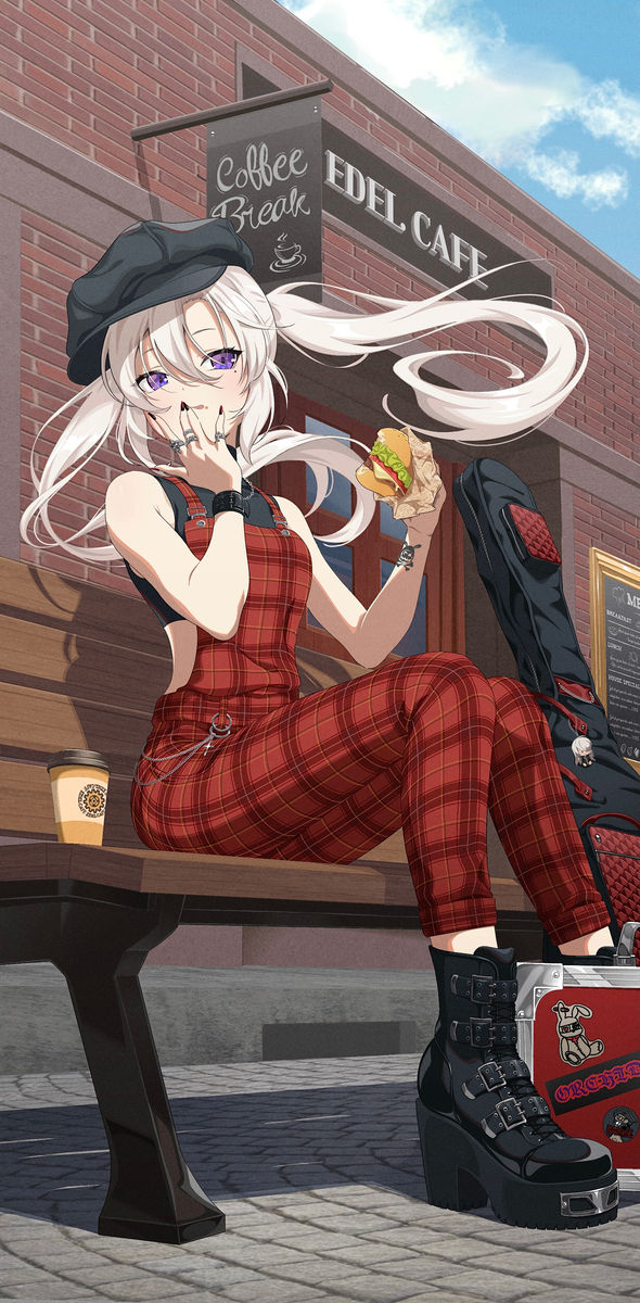 图片[8]-二次元COS分享[P站插画]轻松可爱♡ – 吊带裤插画特辑 –-二次元COS分享次元吧