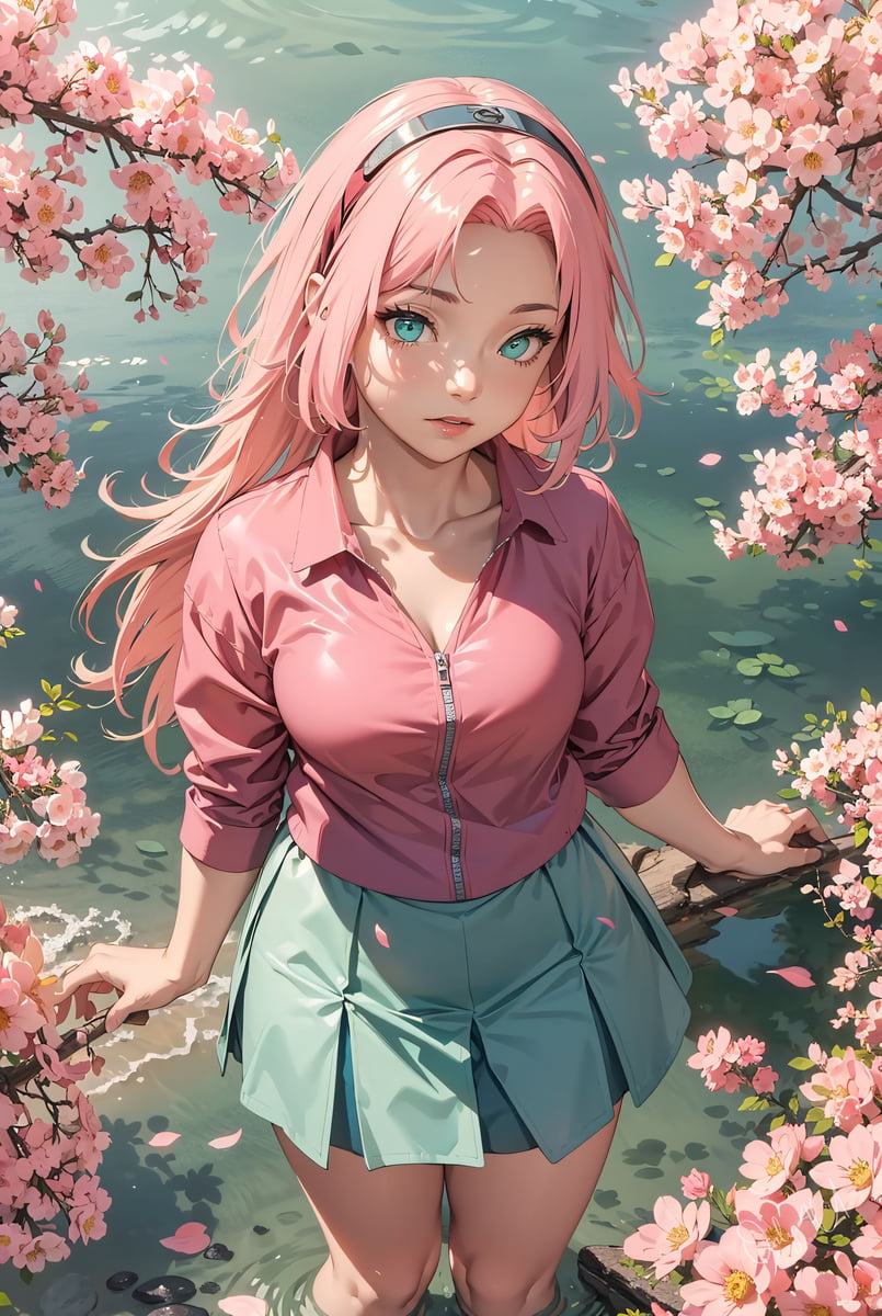 图片[2]-二次元COS分享火影忍者 春野樱 河边樱花-二次元COS分享次元吧