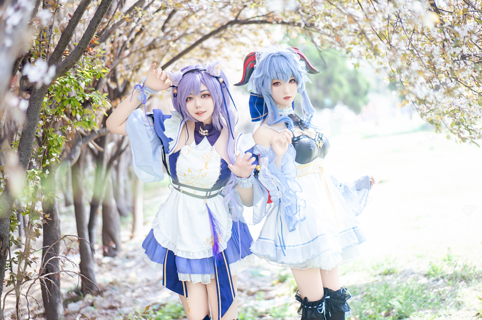 图片[1]-二次元COS分享[COSplay]和刻晴小姐姐一起出去玩啦～-二次元COS分享次元吧