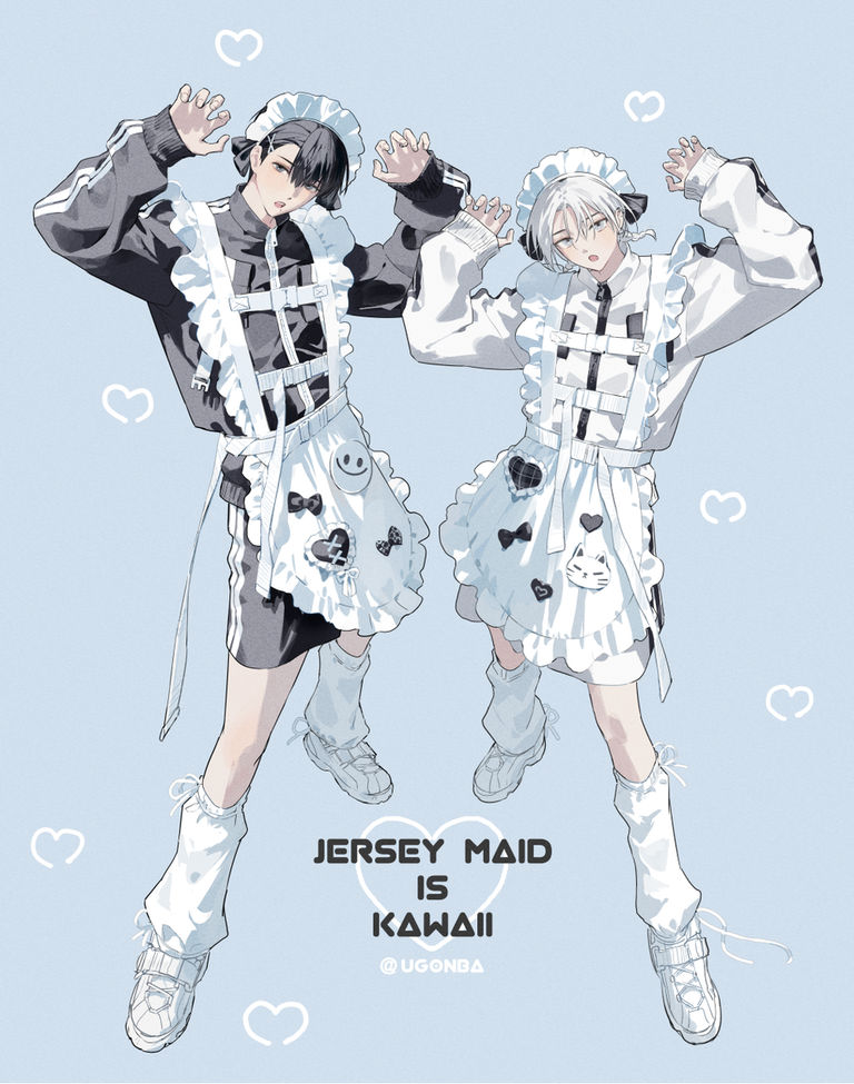 图片[10]-二次元COS分享[P站插画]休闲又可爱♡ – 运动女仆装插画特辑 –-二次元COS分享次元吧