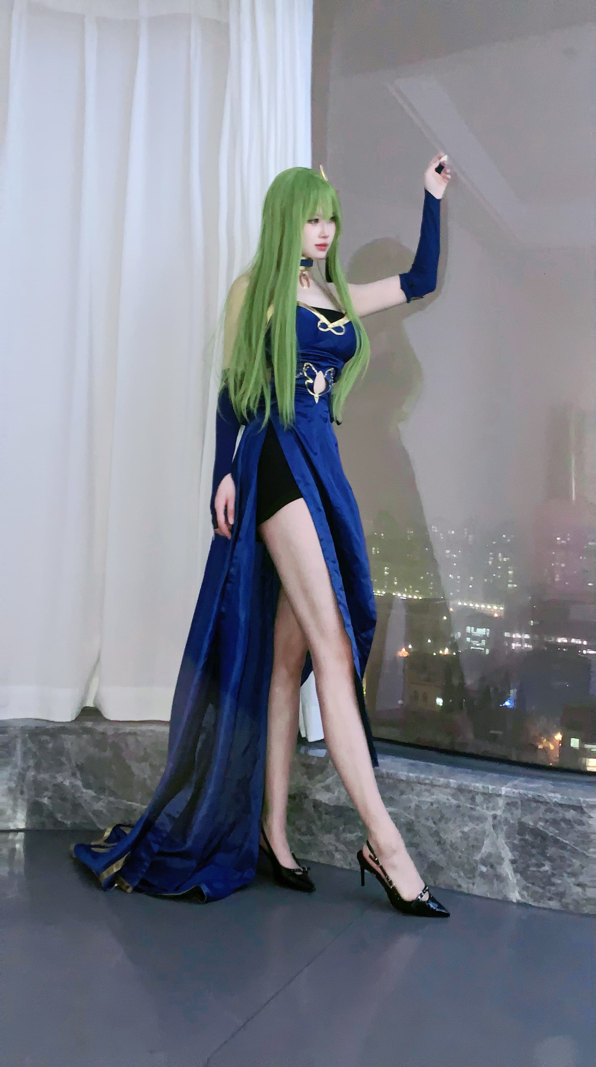 图片[1]-二次元COS分享[COSplay]反叛的鲁路修 C.C💚-二次元COS分享次元吧