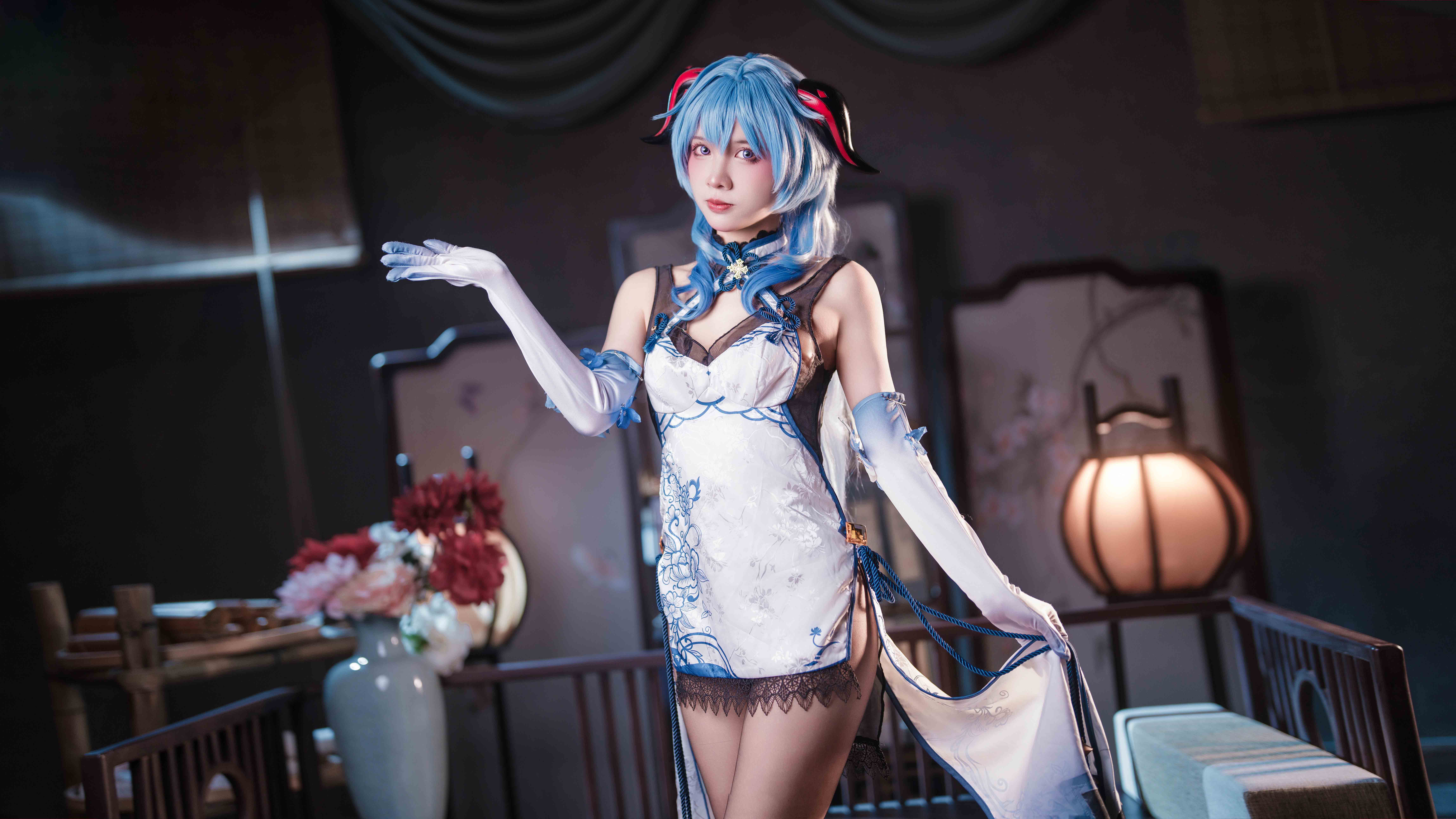 图片[2]-二次元COS分享[COSplay]甘雨·青花瓷旗袍-二次元COS分享次元吧