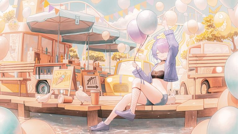 图片[14]-二次元COS分享[P站插画]休闲轻快♡牛仔短裤插画特辑 –-二次元COS分享次元吧