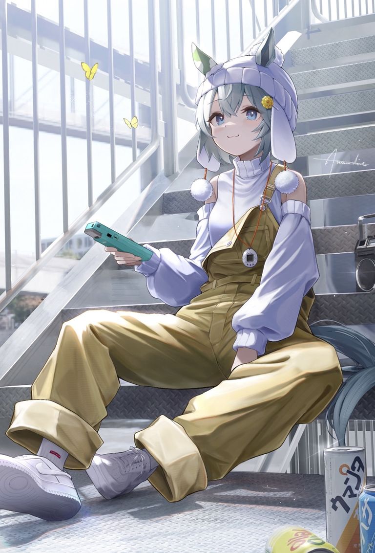 图片[9]-二次元COS分享[P站插画]轻松可爱♡ – 吊带裤插画特辑 –-二次元COS分享次元吧