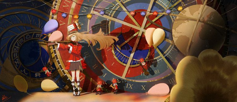 图片[11]-二次元COS分享[P站插画]壮丽又奇幻 – 时钟插画特辑 –-二次元COS分享次元吧