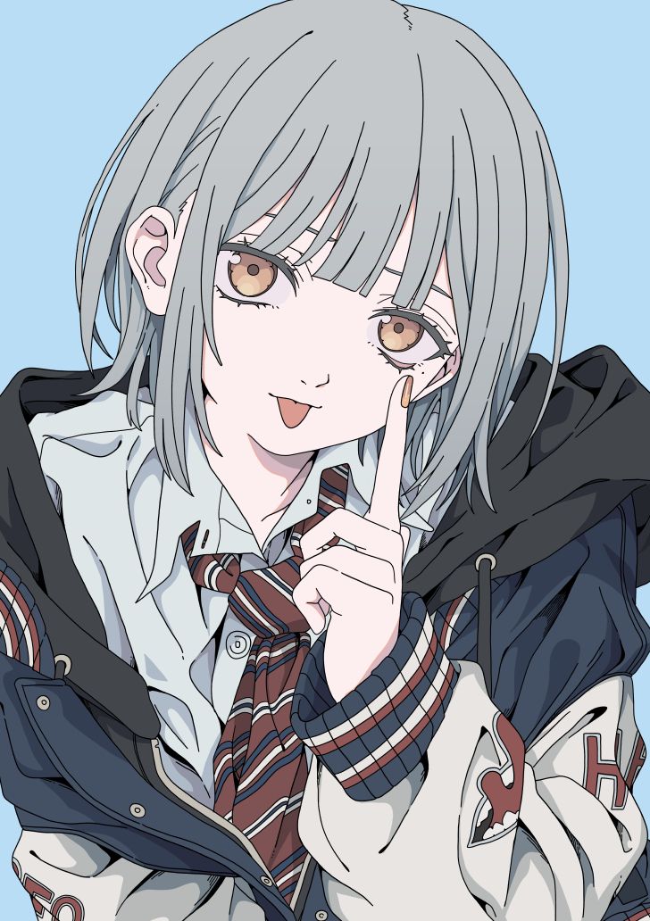 图片[1]-二次元COS分享[P站插画]轻松休闲♡ – 校服×开衫卫衣女子插画特辑 –-二次元COS分享次元吧