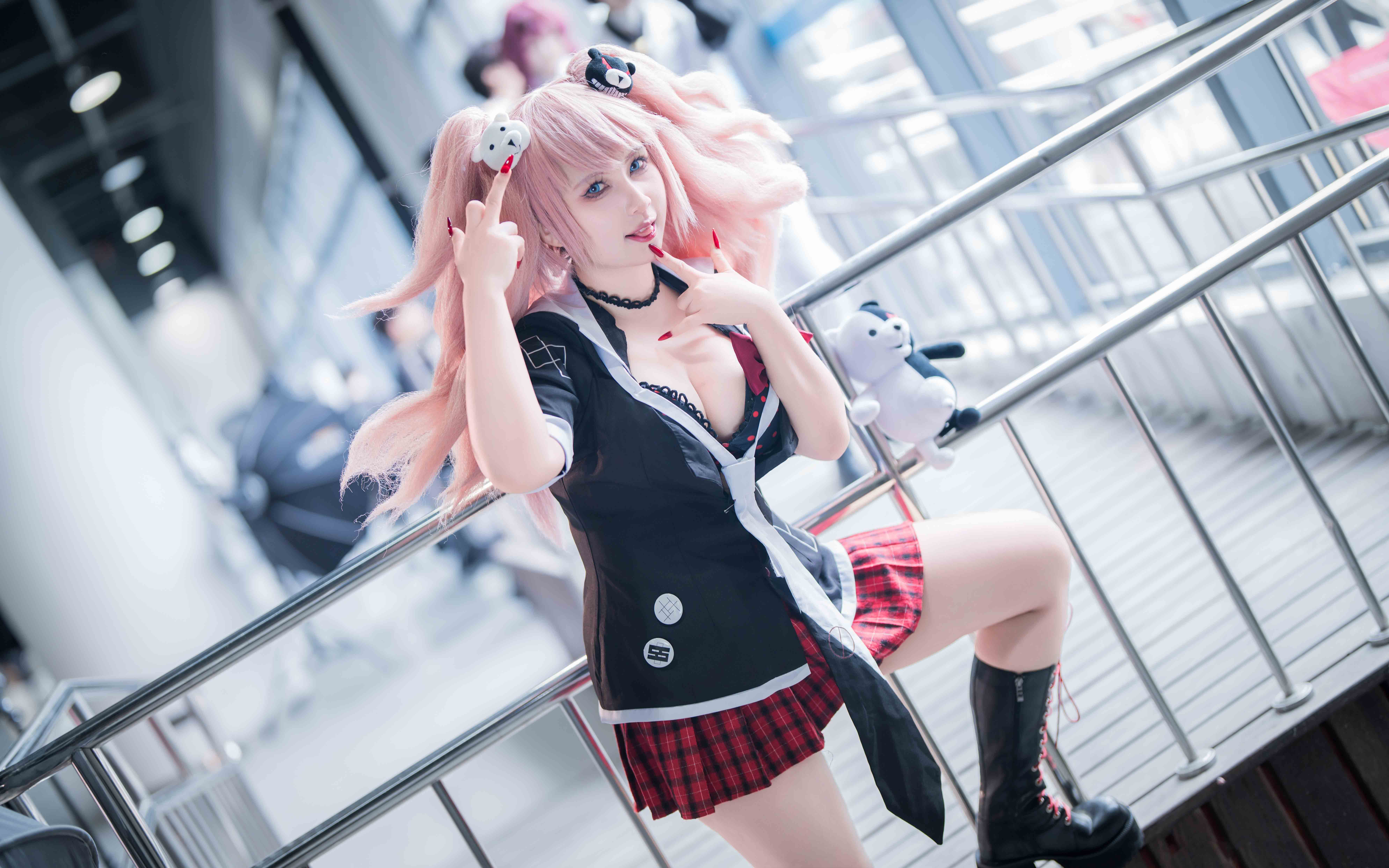 图片[1]-二次元COS分享[COSplay]超高校级的辣妹 江之岛盾子-二次元COS分享次元吧