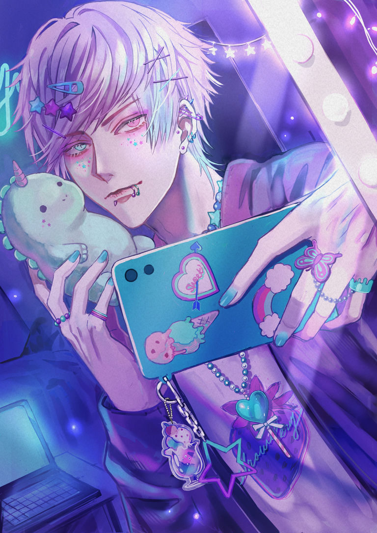 图片[10]-二次元COS分享[P站插画]吸引视线♡ – 耳钉男子插画特辑 –-二次元COS分享次元吧