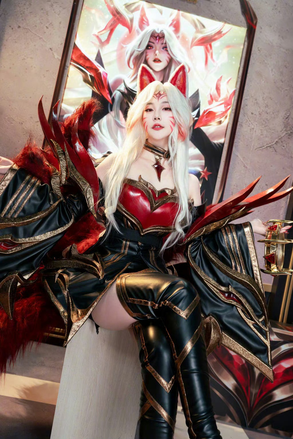 图片[3]-二次元COS分享[COSplay]英雄联盟 不朽 阿狸吧～ 纵然路有千条，难逃与我相遇。-二次元COS分享次元吧