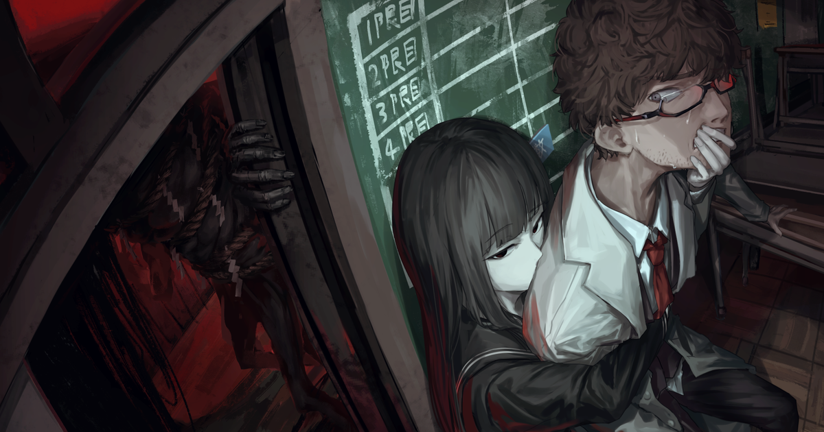 [P站插画]【小心慎入】寒毛直竖 – 「#这是什么好可怕」插画特辑 –-二次元COS分享次元吧