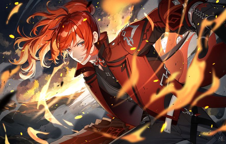 图片[10]-二次元COS分享[P站插画]热情的颜色 – 红发男子插画特辑 –-二次元COS分享次元吧