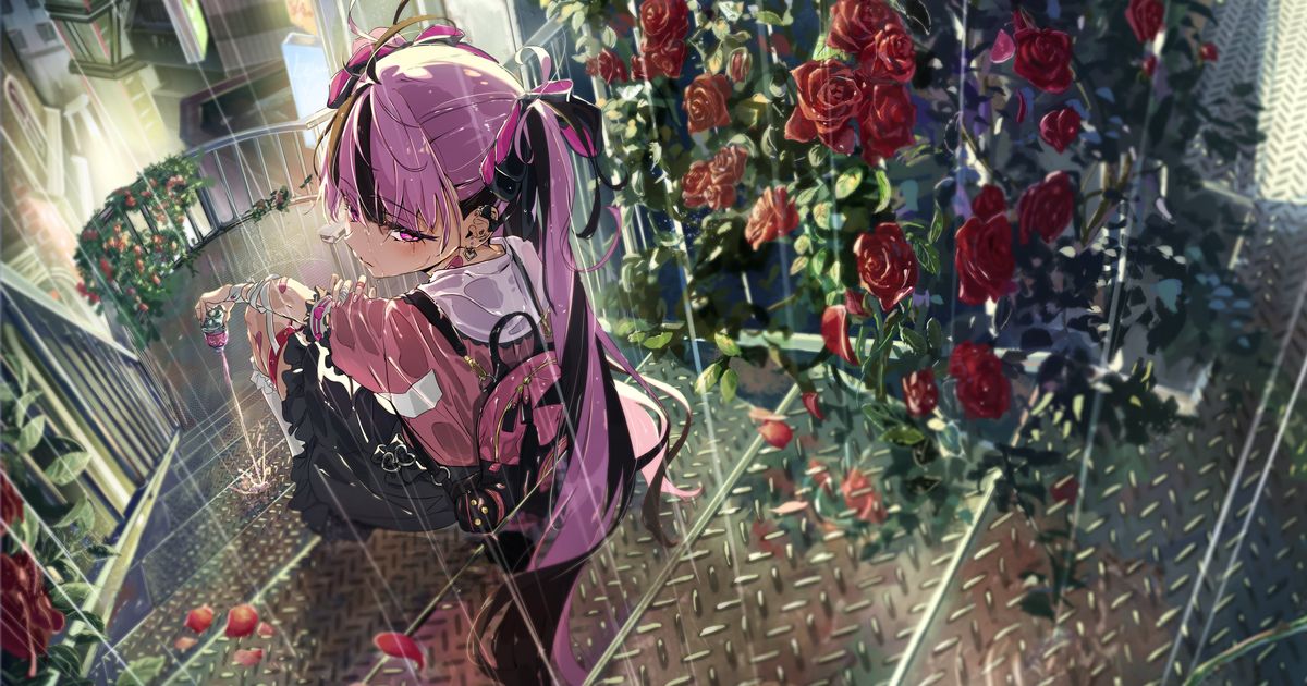 [P站插画]往上还是往下？ - 楼梯插画特辑 --二次元COS分享次元吧