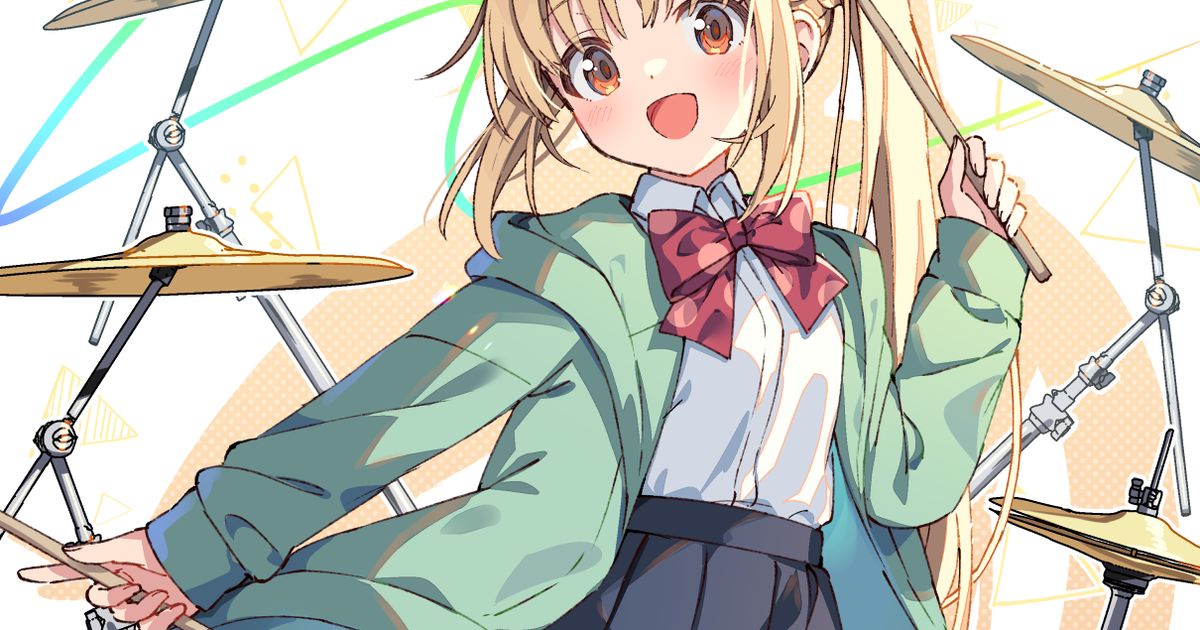 [P站插画]轻松休闲♡ - 校服×开衫卫衣女子插画特辑 --二次元COS分享次元吧