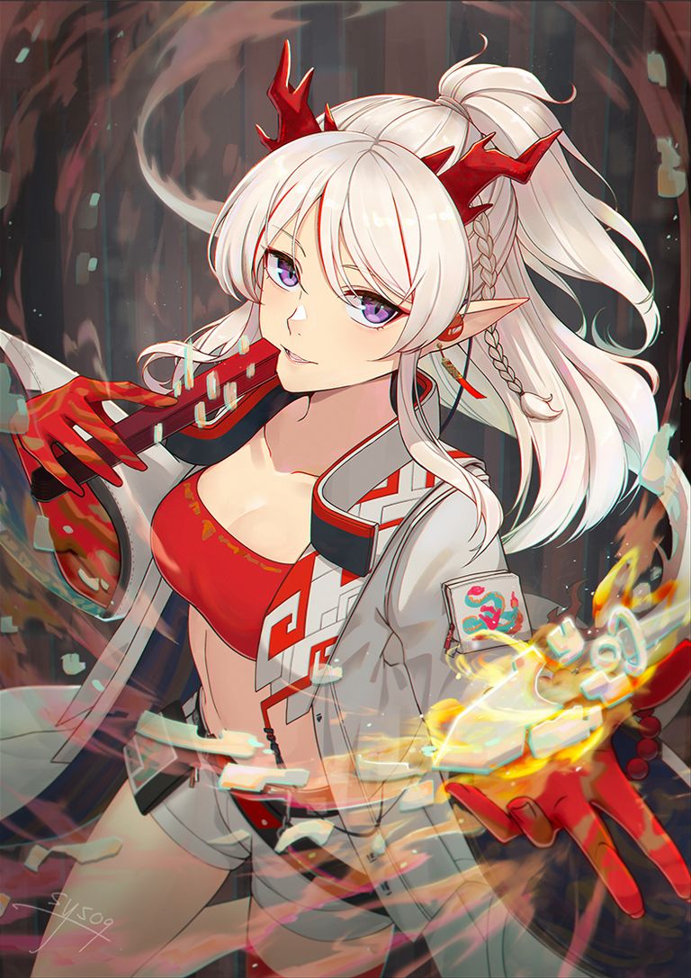 图片[8]-二次元COS分享[P站插画]个性点缀 – 挑染插画特辑 –-二次元COS分享次元吧