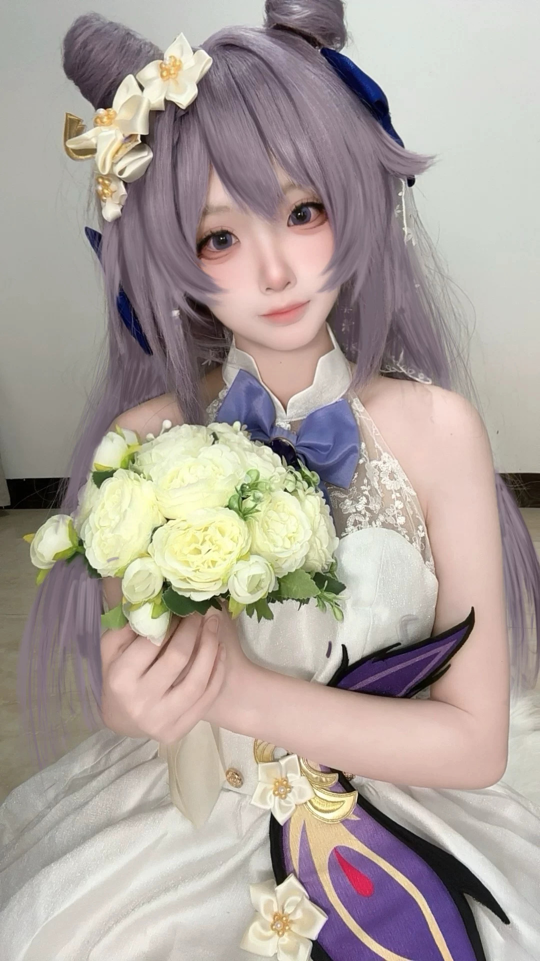 图片[1]-二次元COS分享[COSplay]原神 刻晴花嫁-二次元COS分享次元吧