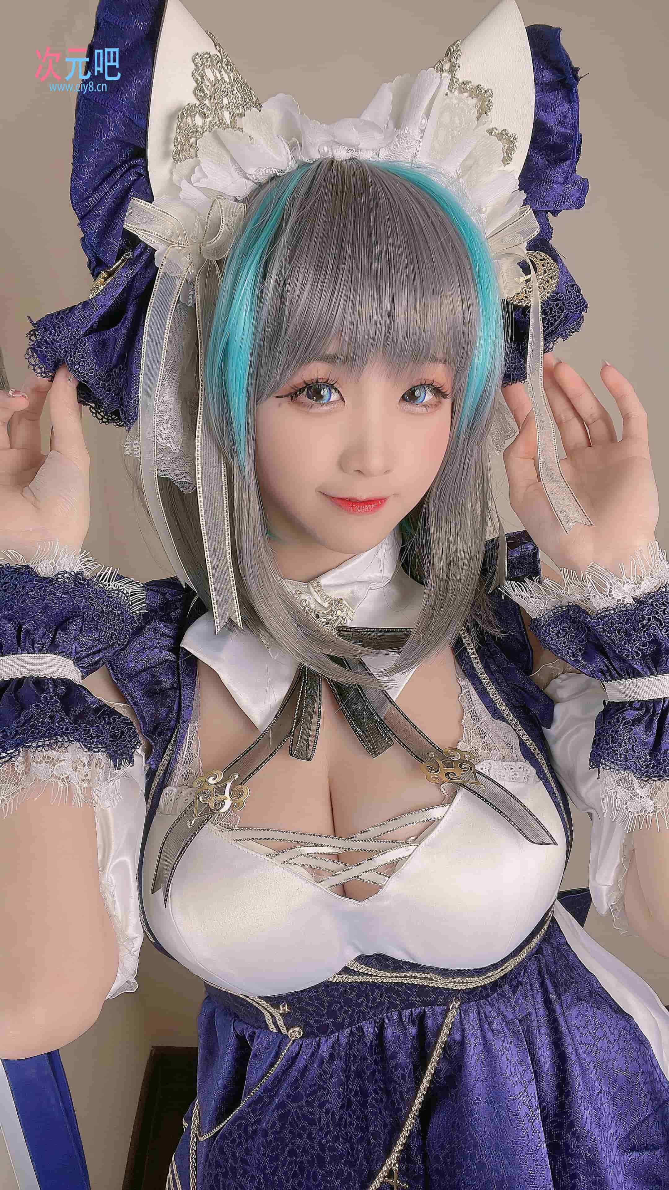 图片[1]-二次元COS分享miko酱 – 柴郡猫 碧蓝航线 Azur Lane Cheshire Cat-二次元COS分享次元吧