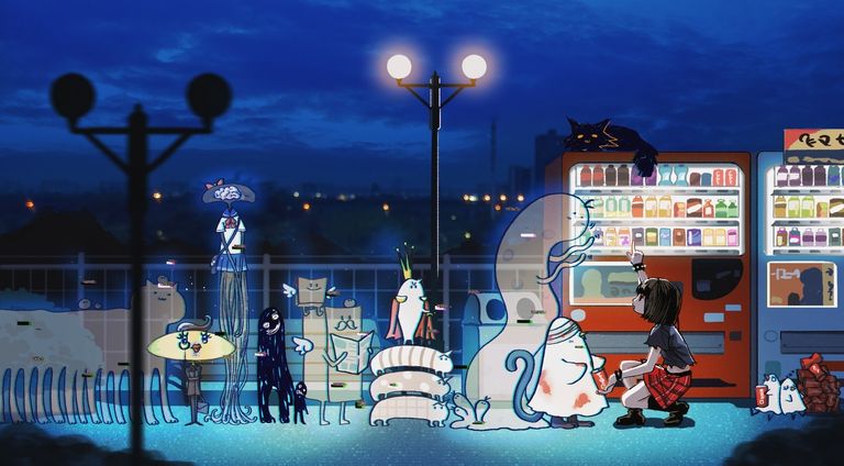 图片[10]-二次元COS分享[P站插画]小小休息站 – 自动贩卖机插画特辑 –-二次元COS分享次元吧