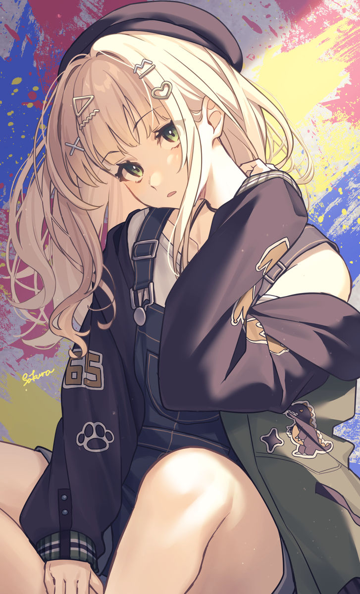 图片[2]-二次元COS分享[P站插画]轻松可爱♡ – 吊带裤插画特辑 –-二次元COS分享次元吧