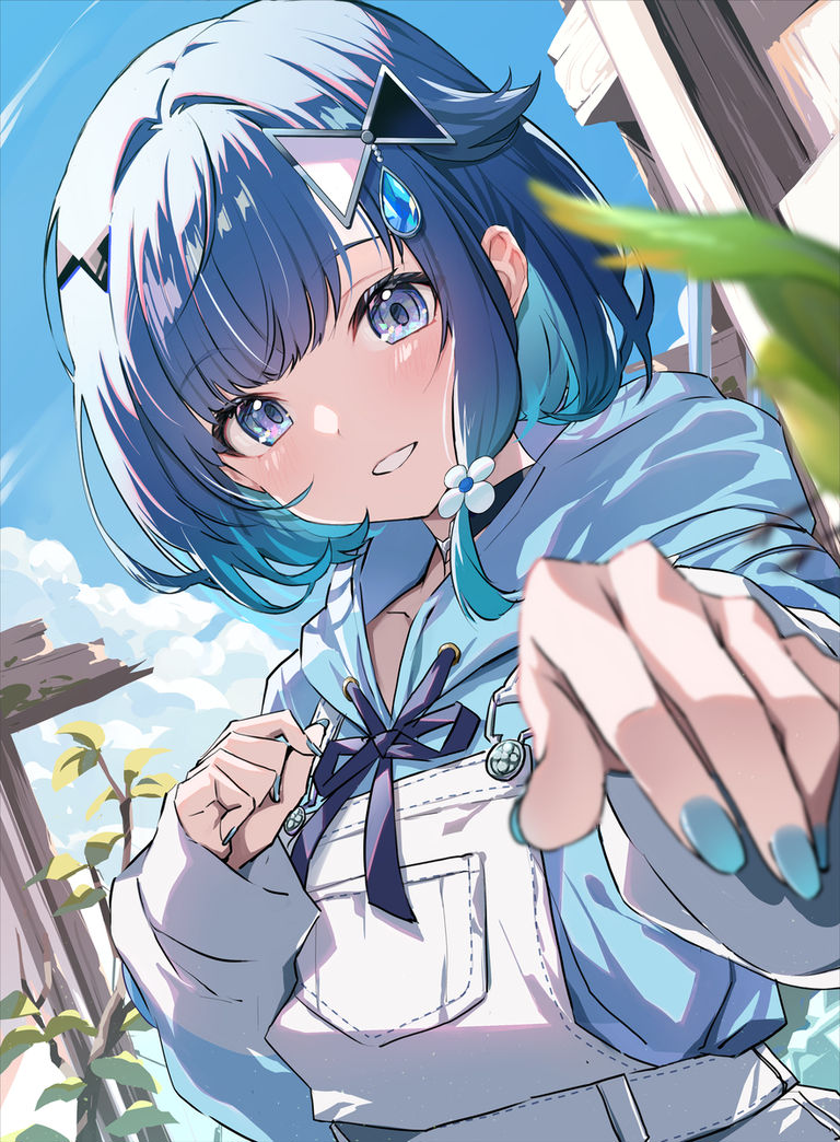 图片[1]-二次元COS分享[P站插画]轻松可爱♡ – 吊带裤插画特辑 –-二次元COS分享次元吧