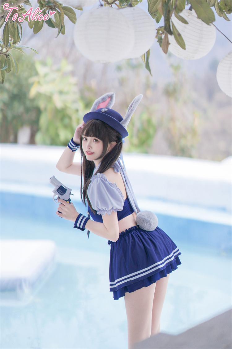 图片[4]-二次元COS分享[COSplay]疯狂动物城  兔子警官的泳衣也太好看啦！-二次元COS分享次元吧