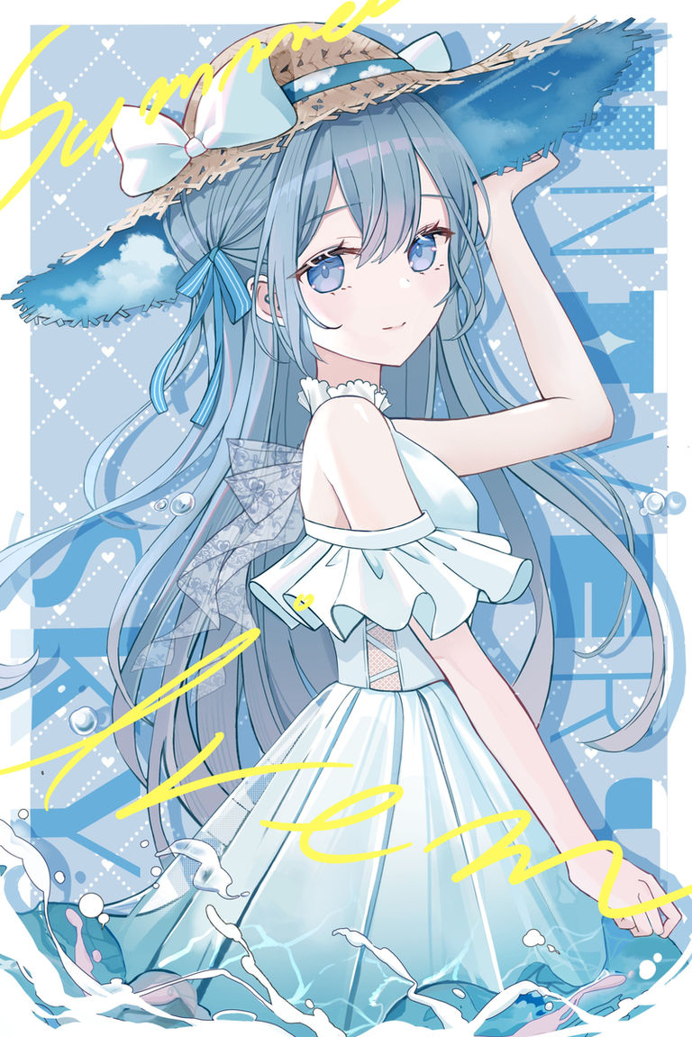 图片[5]-二次元COS分享[P站插画]遮挡夏日阳光 – 草帽插画特辑 –-二次元COS分享次元吧