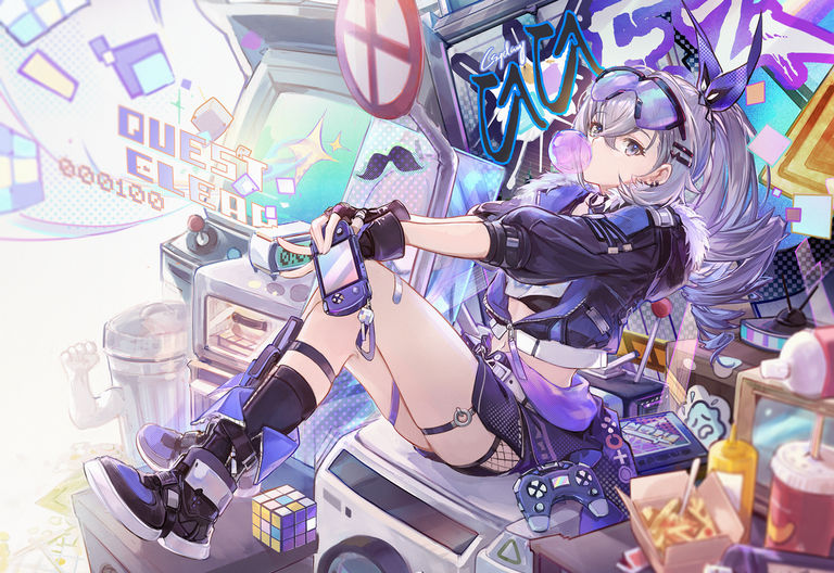 图片[1]-二次元COS分享[P站插画]超越等级上限 – 游戏玩家插画特辑 –-二次元COS分享次元吧