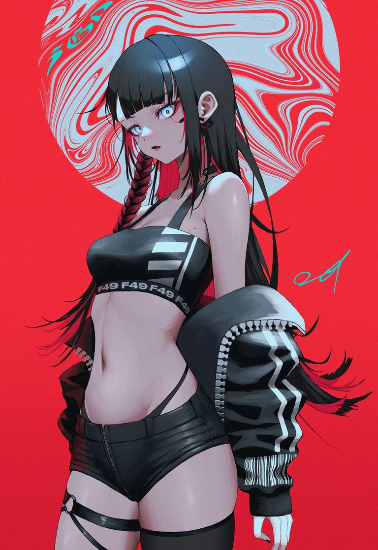 图片[8]-二次元COS分享[P站插画]休闲轻快♡牛仔短裤插画特辑 –-二次元COS分享次元吧