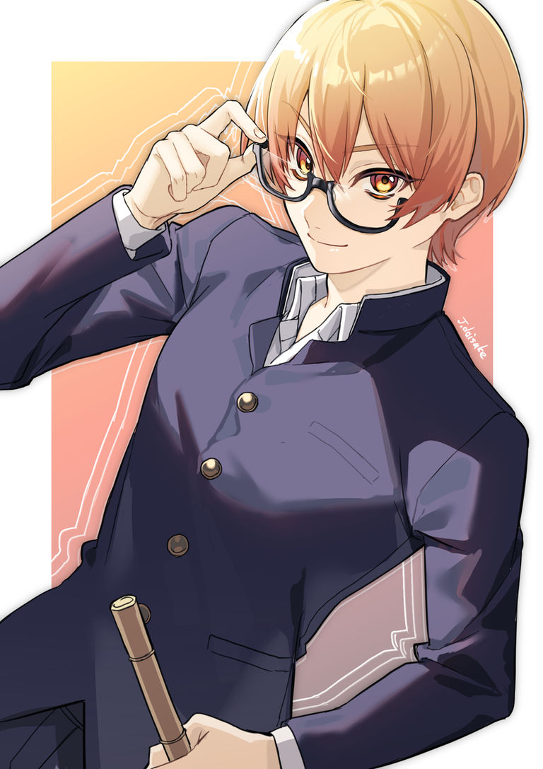 图片[1]-二次元COS分享[P站插画]帅气凛然 – 学兰服男子插画特辑 –-二次元COS分享次元吧