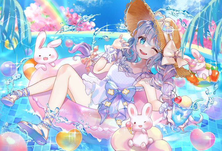 图片[12]-二次元COS分享[P站插画]清纯可人 – 麻花辫女子插画特辑 –-二次元COS分享次元吧