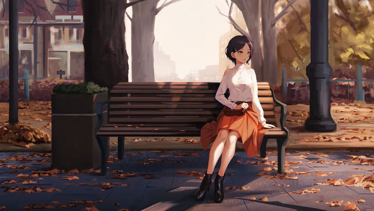 图片[12]-二次元COS分享[P站插画]小憩一下 – 长椅插画特辑 –-二次元COS分享次元吧