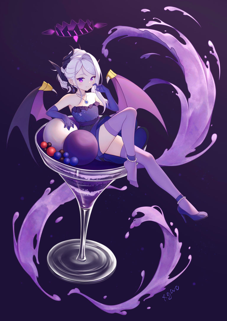 图片[9]-二次元COS分享[P站插画]轻轻包覆♡ – 「杯中」插画特辑 –-二次元COS分享次元吧