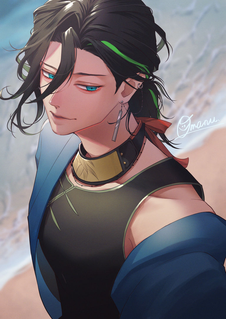 图片[8]-二次元COS分享[P站插画]吸引视线♡ – 耳钉男子插画特辑 –-二次元COS分享次元吧