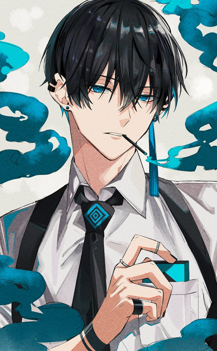 图片[7]-二次元COS分享[P站插画]吸引视线♡ – 耳钉男子插画特辑 –-二次元COS分享次元吧