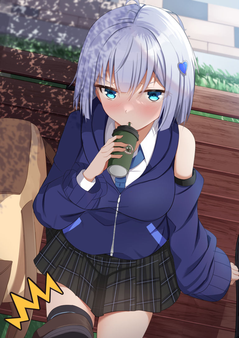 图片[7]-二次元COS分享[P站插画]轻松休闲♡ – 校服×开衫卫衣女子插画特辑 –-二次元COS分享次元吧