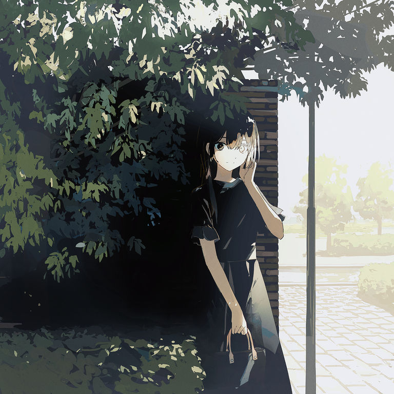 图片[12]-二次元COS分享[P站插画]优雅魅力 – 黑色连衣裙插画特辑 –-二次元COS分享次元吧