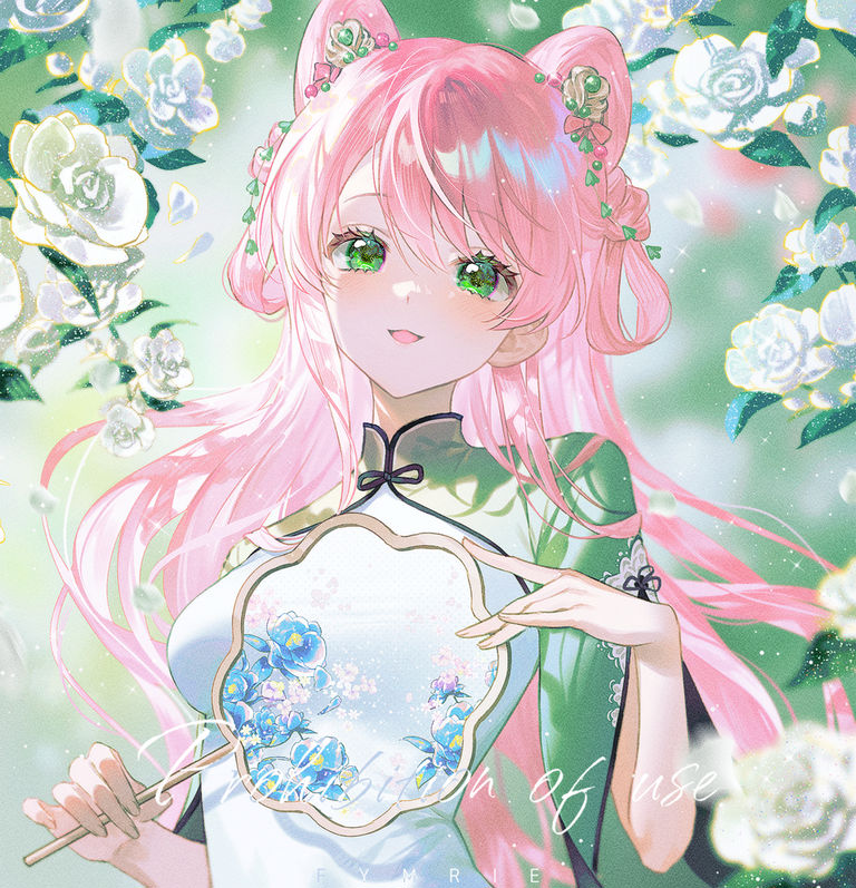 图片[1]-二次元COS分享[P站插画]清新绽放 – 白色花卉插画特辑 –-二次元COS分享次元吧