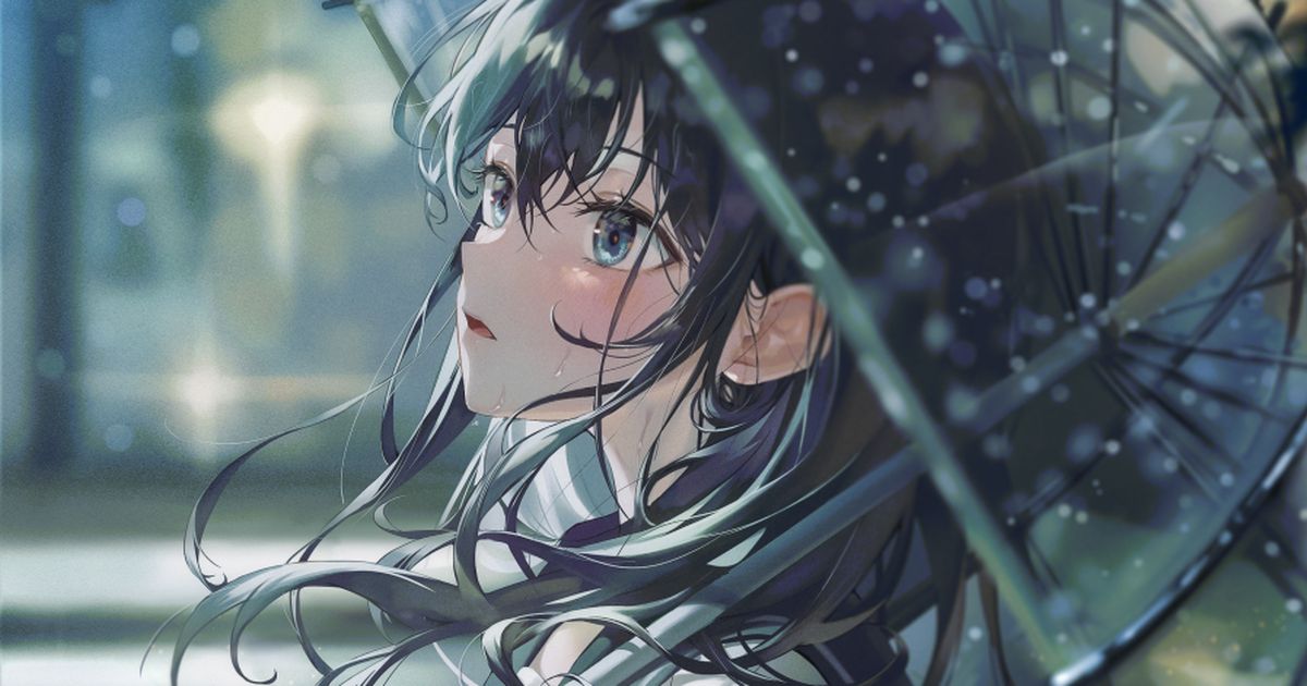 [P站插画]焕然一新 - 雨天插画特辑 --二次元COS分享次元吧