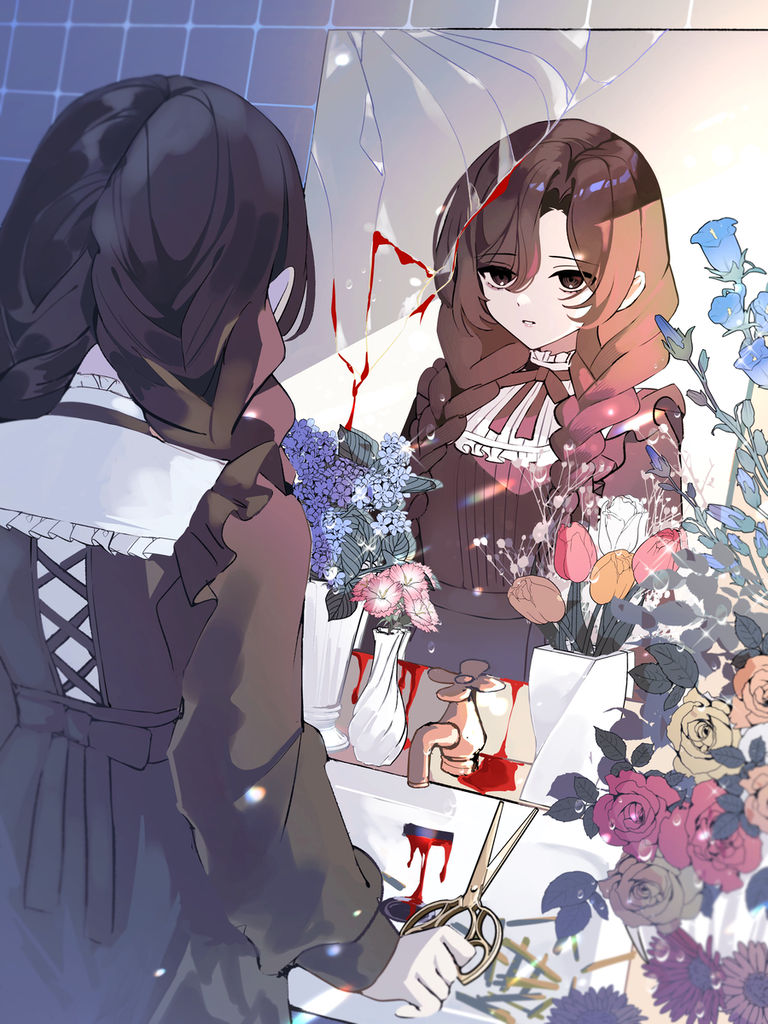 图片[16]-二次元COS分享[P站插画]映出了什么？ – 透过镜子的插画特辑 –-二次元COS分享次元吧