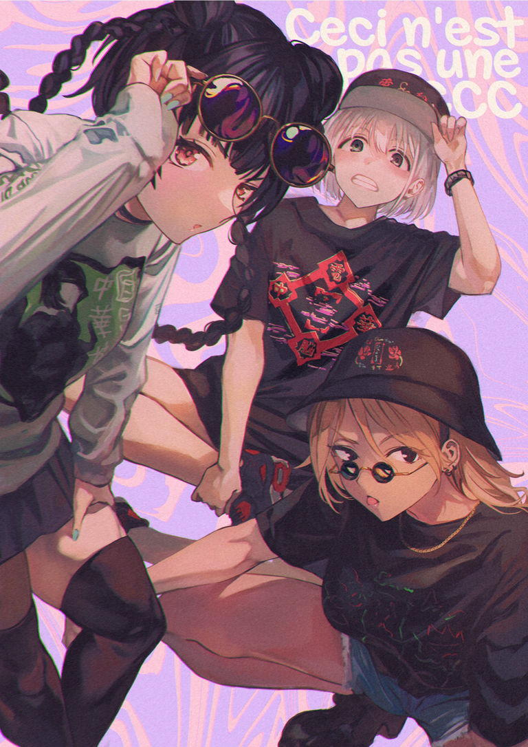 图片[8]-二次元COS分享[P站插画]眼部魅力大提升♡ – 墨镜女子插画特辑 –-二次元COS分享次元吧