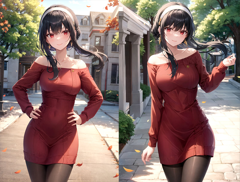 间谍过家家 约尔·福杰 红毛衣黑丝-二次元COS分享次元吧